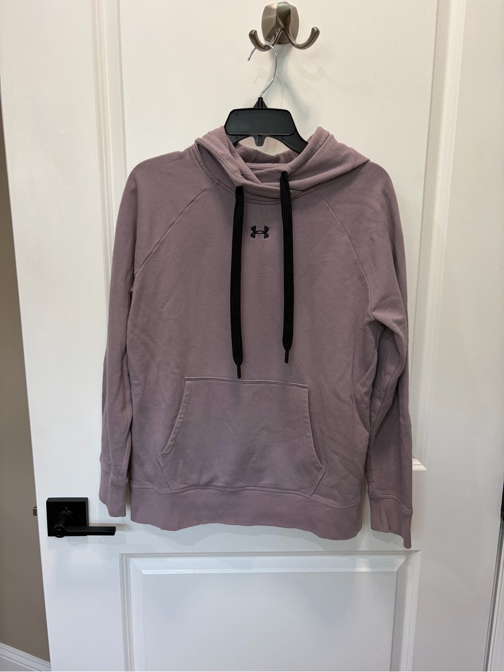 Under Armour purple Hoodie with Black Drawcords